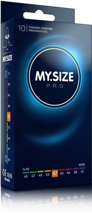 My Size PRO, Prezerwatywy 57mm, 10 sztuk