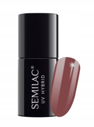 Semilac, Lakier Hybrydowy, 005 Berry Nude, 7 ml