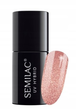 Semilac, Lakier Hybrydowy, 094 Pink Gold, 7 ml