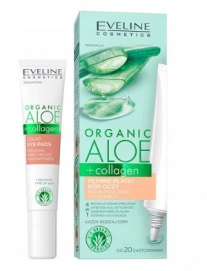 Eveline Organic Aloe+Collagen płatki pod oczy 20ml