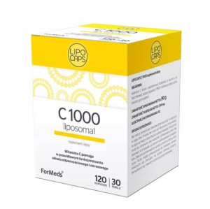 Lipocaps, C 1000, 120 kapsułek
