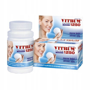 Vitrum Calcium 1250 + Vitaminum D3, 60 tabletek