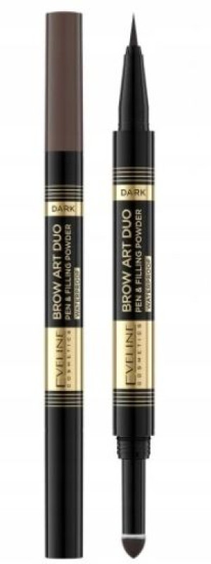 Eveline Brow Art Duo Pisak do brwi 2w1 03 Dark