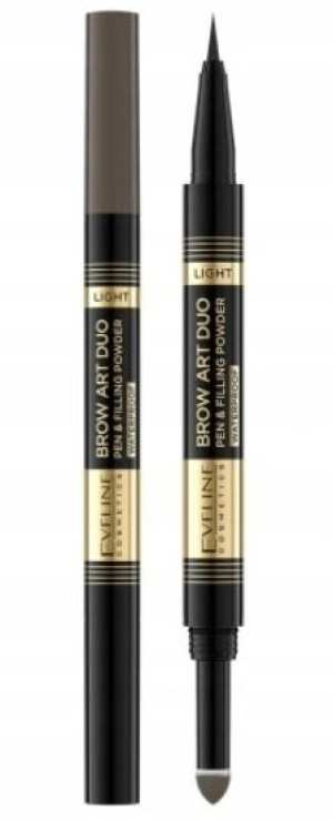 Eveline Brow Art Duo Pisak do brwi 01 Light
