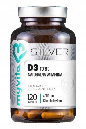 MyVita Silver Naturalna witamina D3 Forte 120kaps
