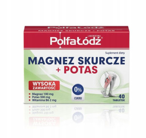 Magnez Skurcze + Potas 40 tabletek