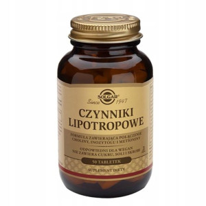 Solgar Czynniki Lipotropowe 50 tabletek