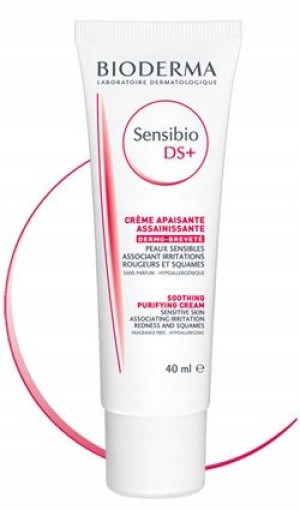 Bioderma SensibioDS+ krem łagodzący zaczerwien40ml
