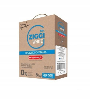 Mr. Ziggi, Proszek do prania White, 5 kg