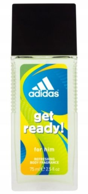 Adidas Men, Dezodorant w sprayu, get ready, 75 ml