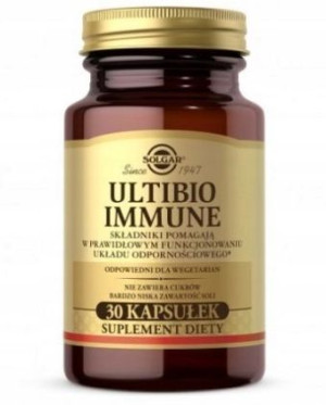 Solgar, Ultibio Immune, 30 kapsułek