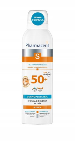 Pharmaceris S, Emulsja dla dzieci SPF 50+, 150 ml