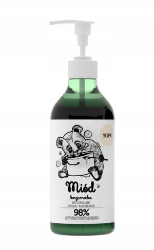 Yope Miód Bergamotka Mydło kuchenne natural. 500ml