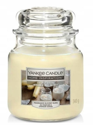 Yankee Candle, Coconut Banana, Świeca, 340g
