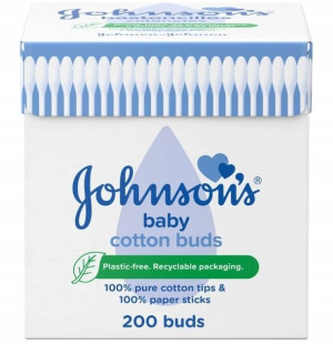 Johnson's, Baby Cotton, Patyczki, 200 sztuk