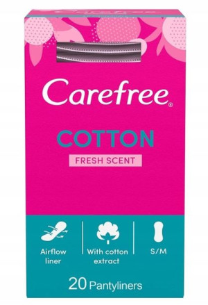 Carefree Free Cotton Feel Wkładki higieniczne 20sz