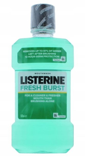 Listerine, Freshburst, Płyn do płukania ust, 500ml