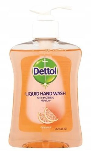 Dettol, Antibacterial Grapefruit, Mydło, 250ml