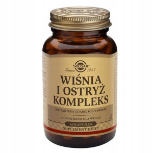 Solgar Wiśnia i Ostryż kompleks 60 kapsułek