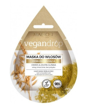 Marion, Maska do włosów, Owies i Złota glinka 20ml