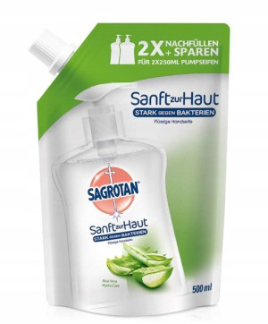 Sagrotan, Mydło do rąk o zapachu aloesu, 500 ml