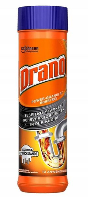 Drano, Środek do czyszczenia rur, 500g