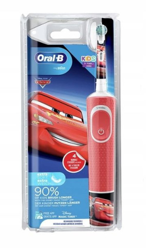 Oral-B Kids, Auta, Szczoteczka elektryczna, 1 szt
