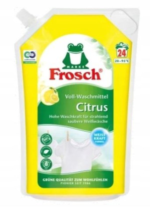 Frosch, Citrus, Płyn do prania białych tkanin 1,8l
