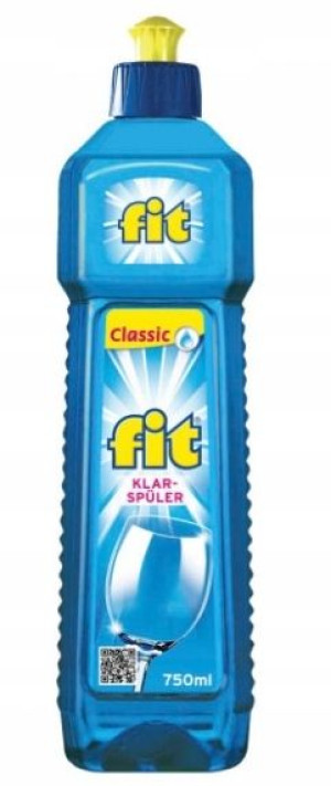 Fit, Classic, Nabłyszczacz do zmywarki, 750 ml