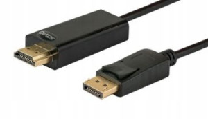 Savio CL-56 Kabel Displayport M - HDMI AM, 1,5m
