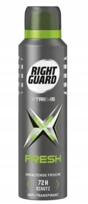 Right Guard, Xtreme Fresh, Dezodorant, 150 ml