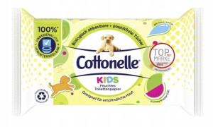 Cottonelle, Kids, Chusteczki nawilżane, 42 sztuk
