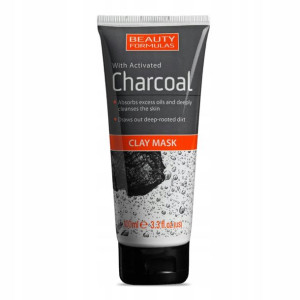Beauty Formulas Maska Glinkowa z akt. węglem 100ml