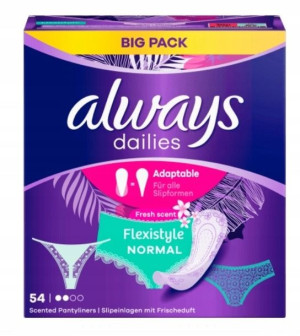 Always, Wkładki higieniczne, normal, 54 sztuki