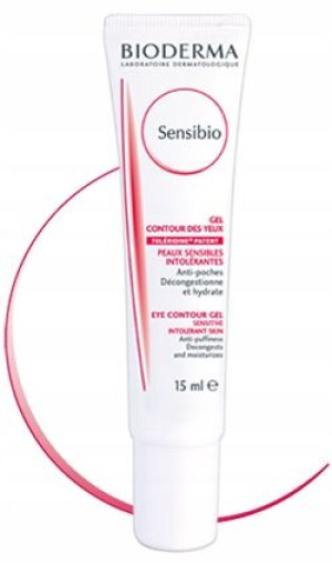 Bioderma Sensibio Eye, kremowy żel pod oczy, 15ml