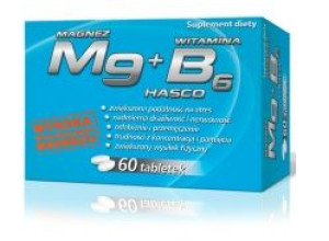 Mg magnez + witamina B6, 60 tabletek