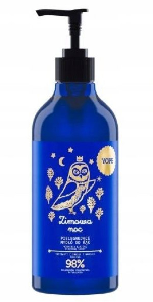 Yope, Mydło do rąk Zimowa Noc 98%, 500 ml