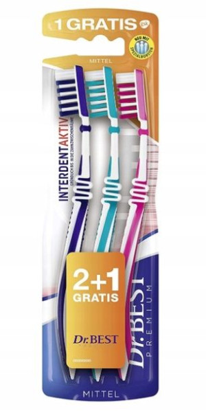 Dr. Best, Szoteczki do zębów, 2+1 sztuki