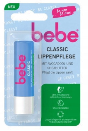Bebe, Classic, Balsam do ust, awokado, 4,9g