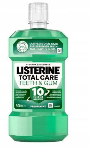Listerine, TeethGum, Płyn do płukania ust, 250ml
