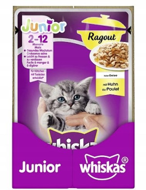 Whiskas, Junior Ragout, Karma dla kota, 85g