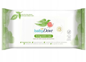 Dove, Chusteczki nawilżane, 75 sztuk