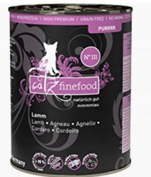 Catz, Finefood, Karma dla kotów, jagnięcina, 400g