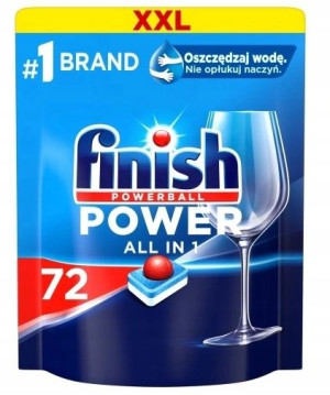 Finish, All in 1 Tabletki do zmywarki, 72 sztuki