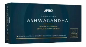 Ashwagandha, 60 kapsułek