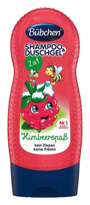 Bubchen Kids, Szampon i żel pod prysznic, 230ml