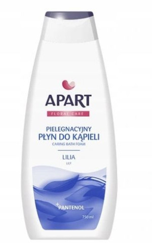 Apart, Pielęgnacyjny płyn do kąpieli Lilia, 750 ml