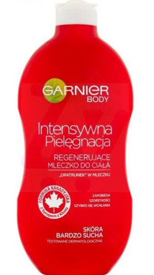 Garnier, Regenerujące mleczko, sucha skóra, 400 ml