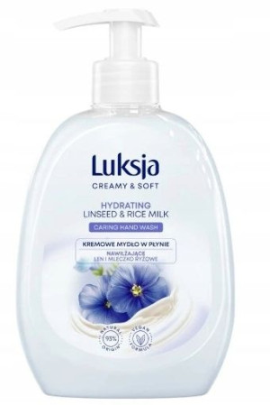 Luksja, Kremowe mydło w płynie Len, 500 ml