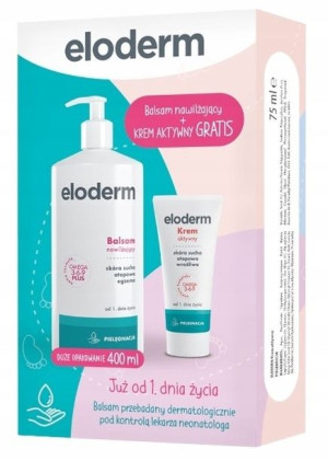 Eloderm, Balsam 400 ml + Krem aktywny 75 ml